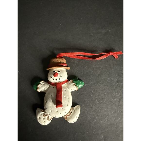 Vintage House Of Lloyd Snowman Christmas Ornament Holiday Decor Whimsy Cottage - Picture 1 of 3